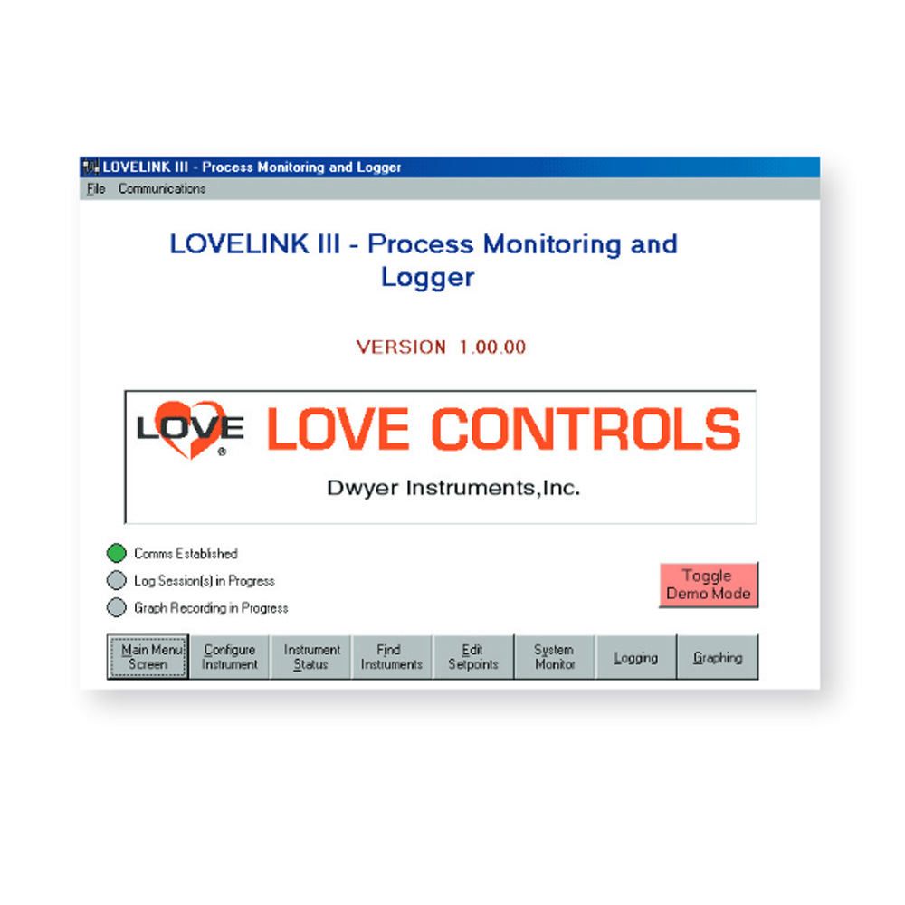 Dwyer-LoveLink-III-Software